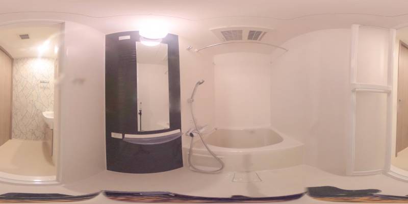 パノラマ画像バスルーム