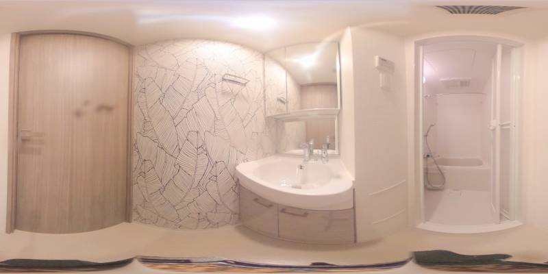 パノラマ画像洗面所