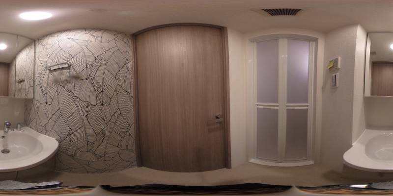 パノラマ画像洗面所