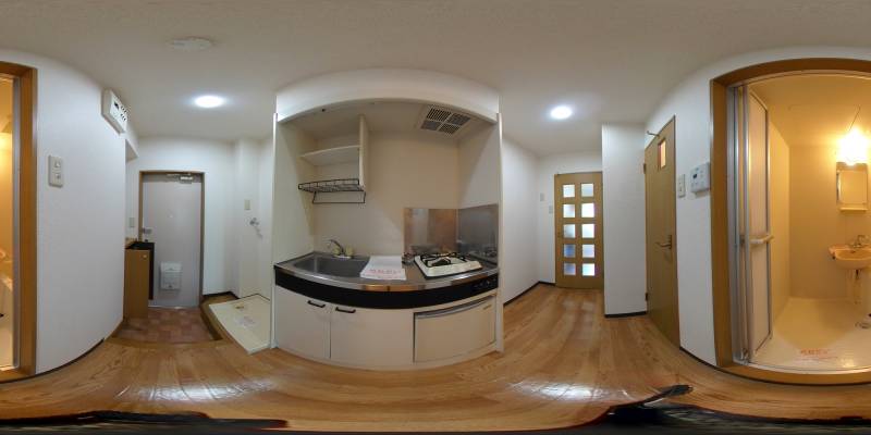 パノラマ画像キッチン
