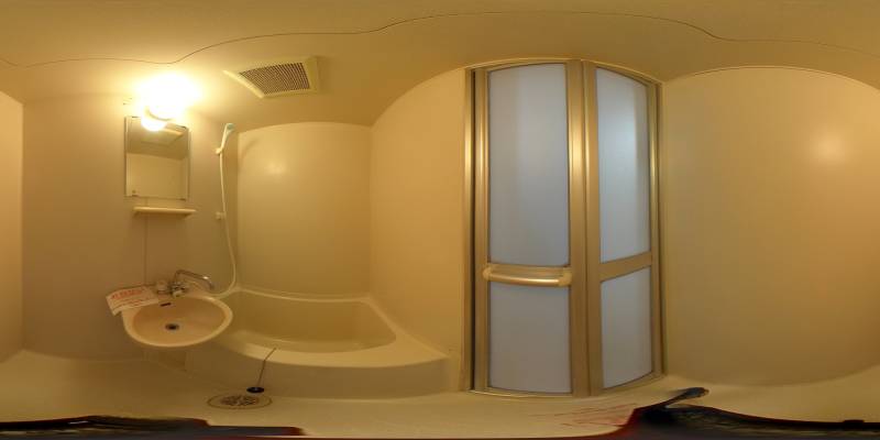 パノラマ画像バスルーム