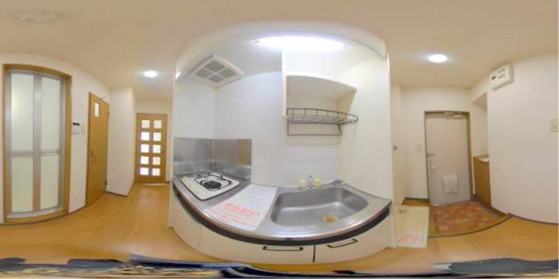 パノラマ画像キッチン