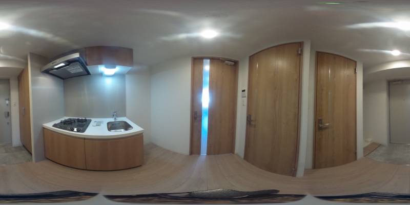 パノラマ画像キッチン