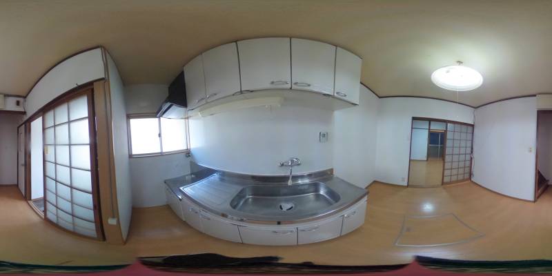 パノラマ画像キッチン