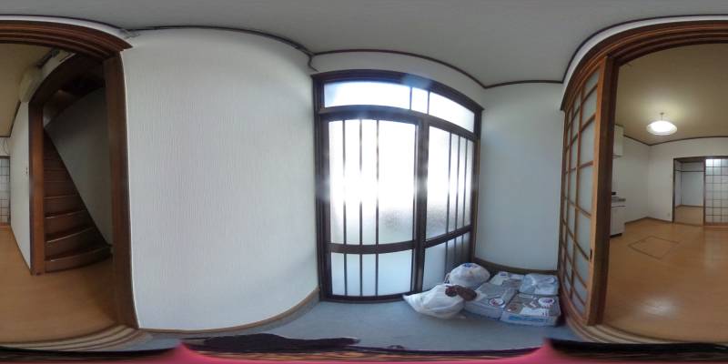 パノラマ画像玄関