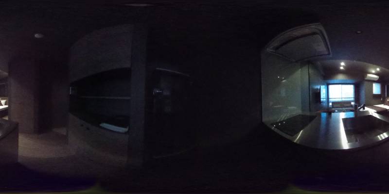 パノラマ画像キッチン