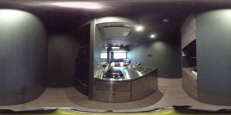 パノラマ画像キッチン