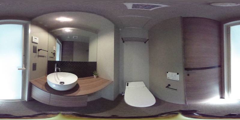 パノラマ画像洗面所