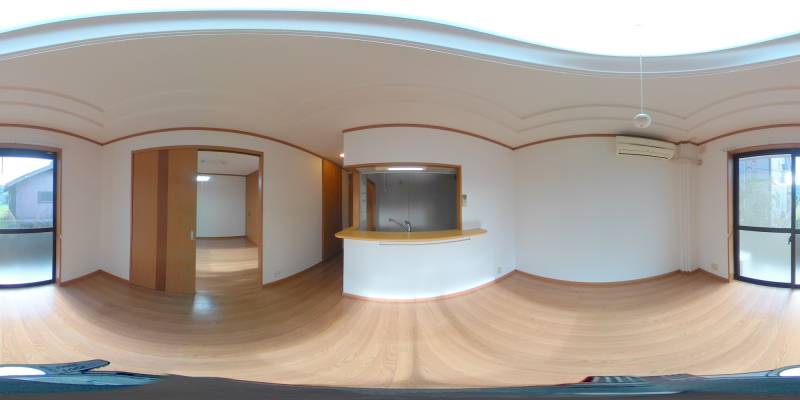 パノラマ画像リビング