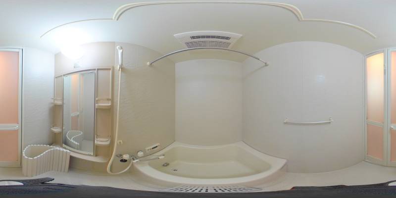 パノラマ画像バスルーム