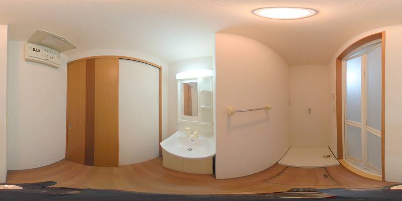 パノラマ画像洗面所