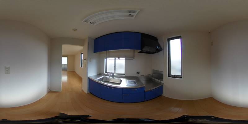 パノラマ画像キッチン