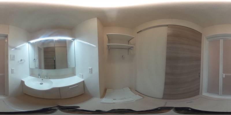 パノラマ画像洗面所