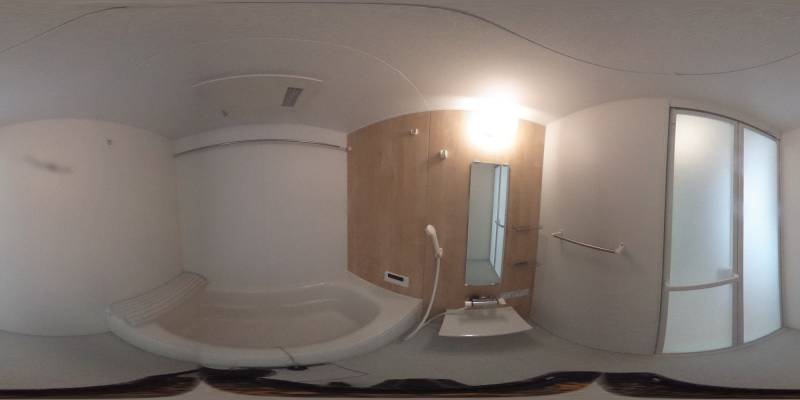 パノラマ画像バスルーム