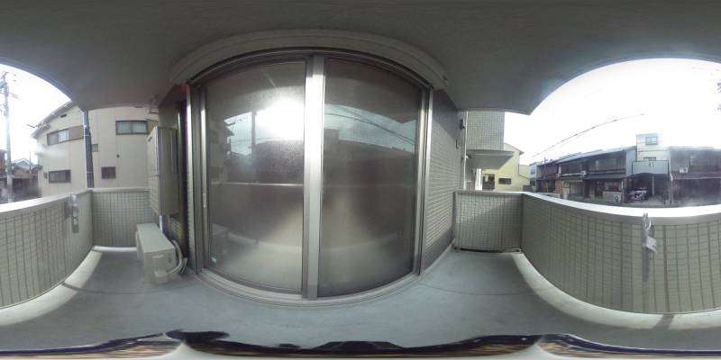 パノラマ画像バルコニー