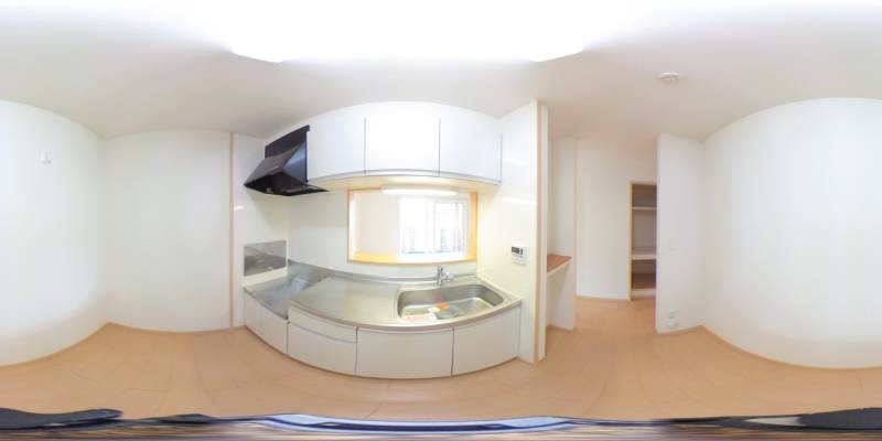 パノラマ画像キッチン