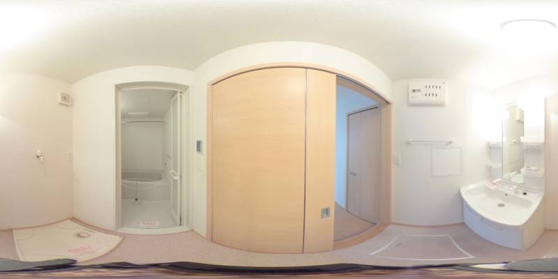 パノラマ画像洗面所