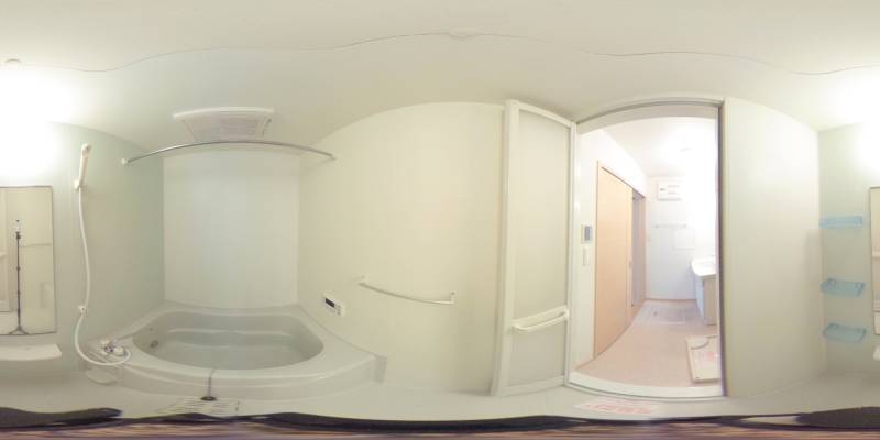パノラマ画像バスルーム