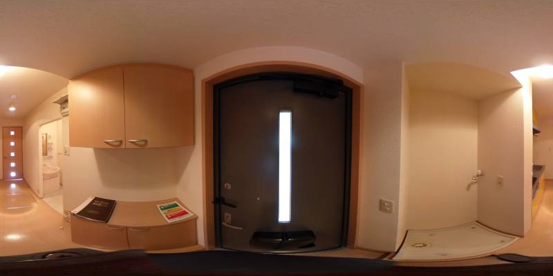 パノラマ画像玄関