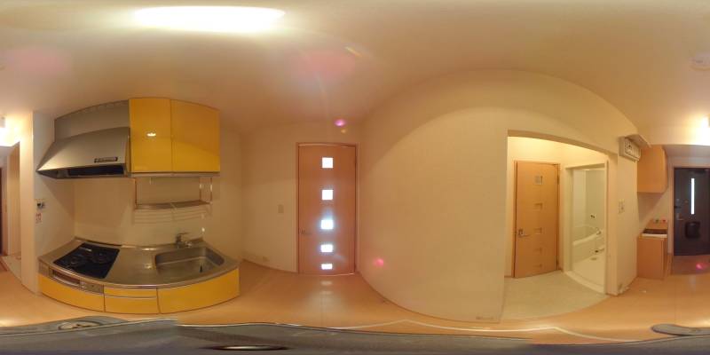 パノラマ画像キッチン
