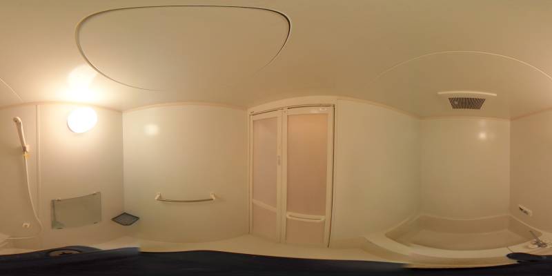 パノラマ画像バスルーム