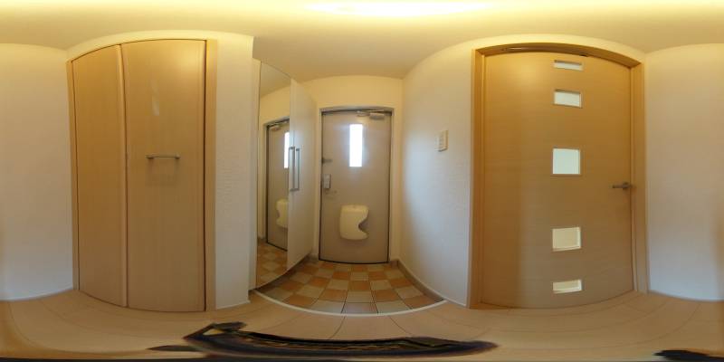 パノラマ画像玄関