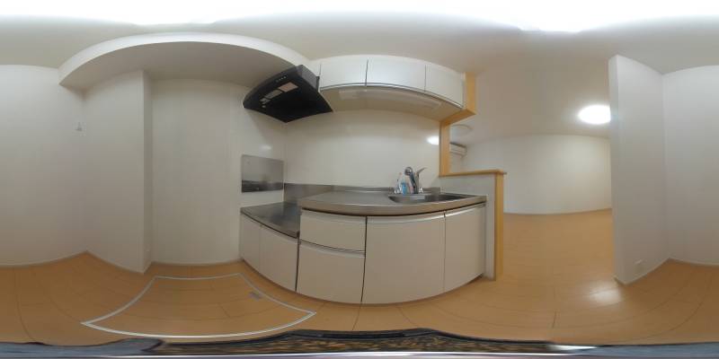 パノラマ画像キッチン