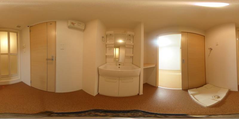 パノラマ画像洗面所