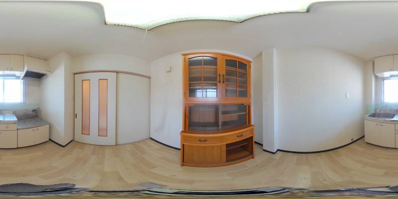 パノラマ画像キッチン