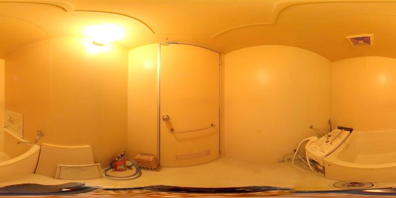 パノラマ画像バスルーム