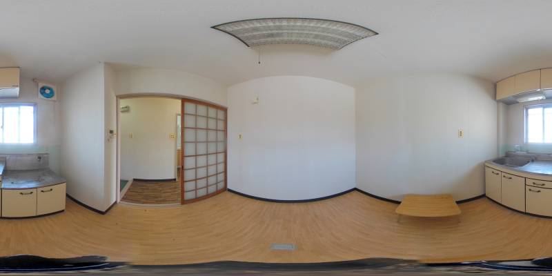 パノラマ画像キッチン