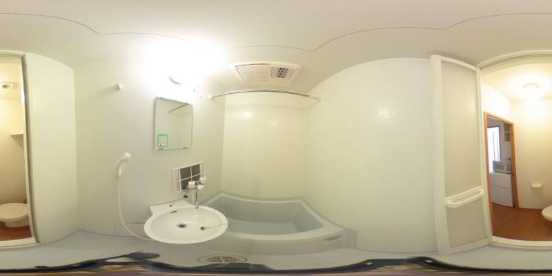 パノラマ画像バスルーム