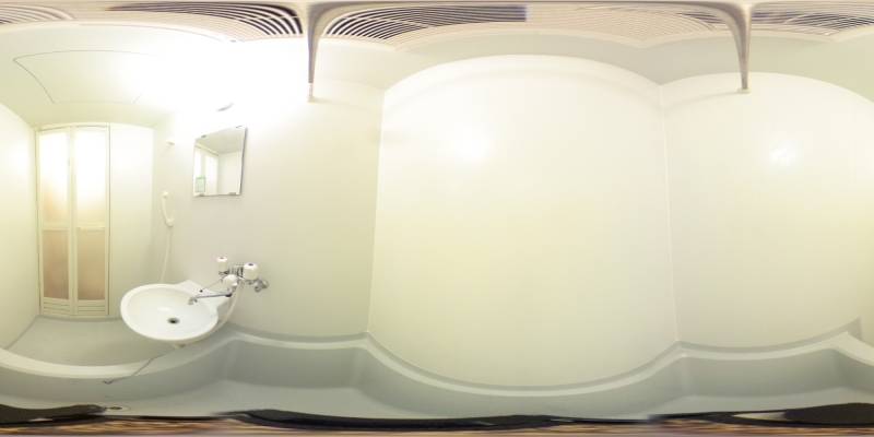 パノラマ画像バスルーム