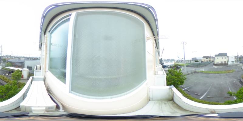 パノラマ画像バルコニー
