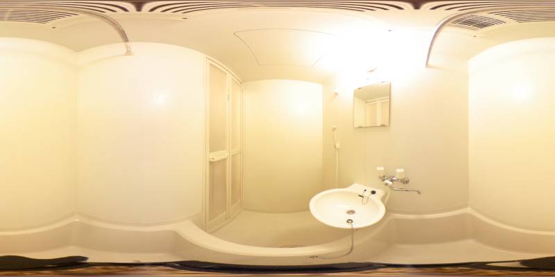 パノラマ画像バスルーム