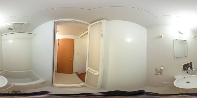 パノラマ画像バスルーム