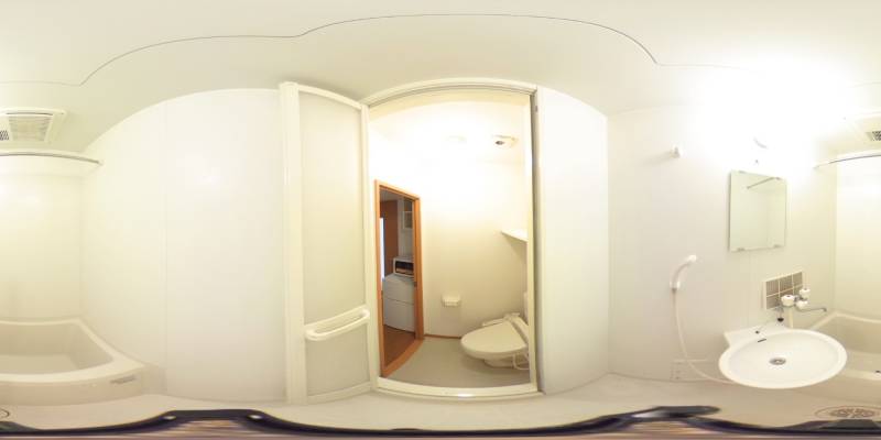 パノラマ画像バスルーム