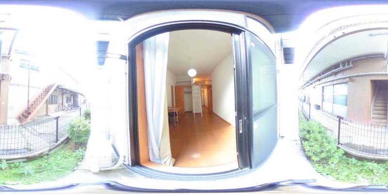パノラマ画像バルコニー