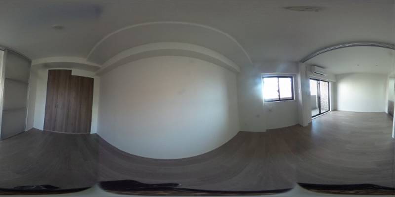 パノラマ画像洋室