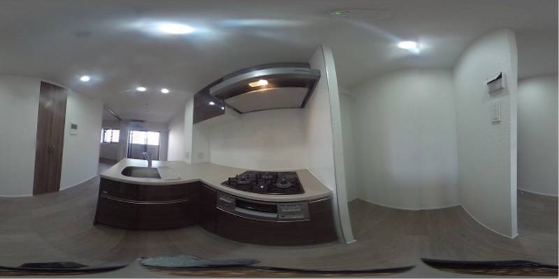 パノラマ画像キッチン