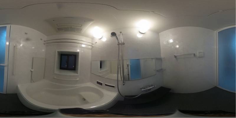 パノラマ画像バスルーム