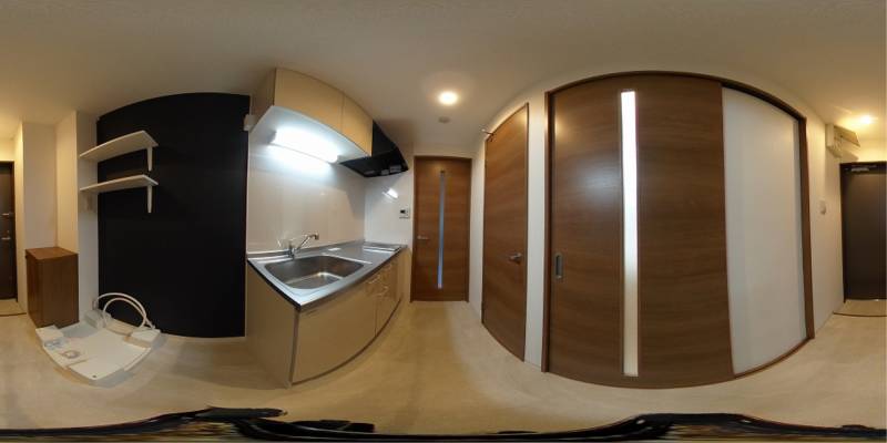 パノラマ画像キッチン