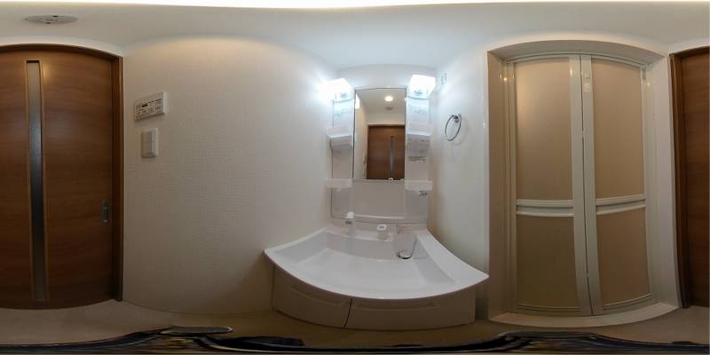 パノラマ画像洗面所