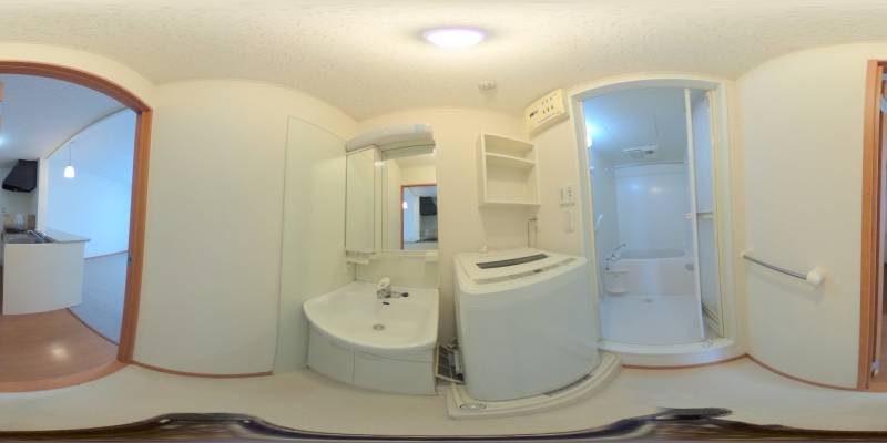 パノラマ画像洗面所