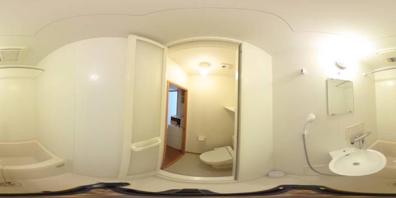 パノラマ画像バスルーム