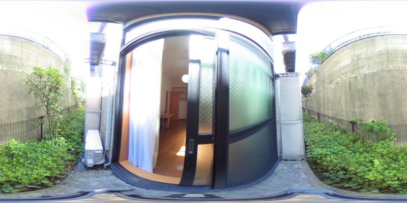 パノラマ画像バルコニー