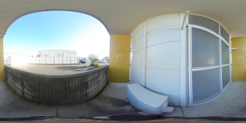 パノラマ画像バルコニー