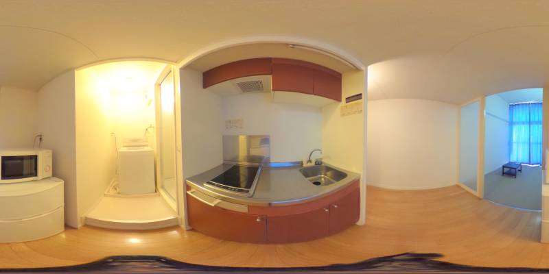 パノラマ画像キッチン