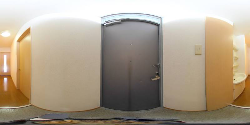 パノラマ画像玄関