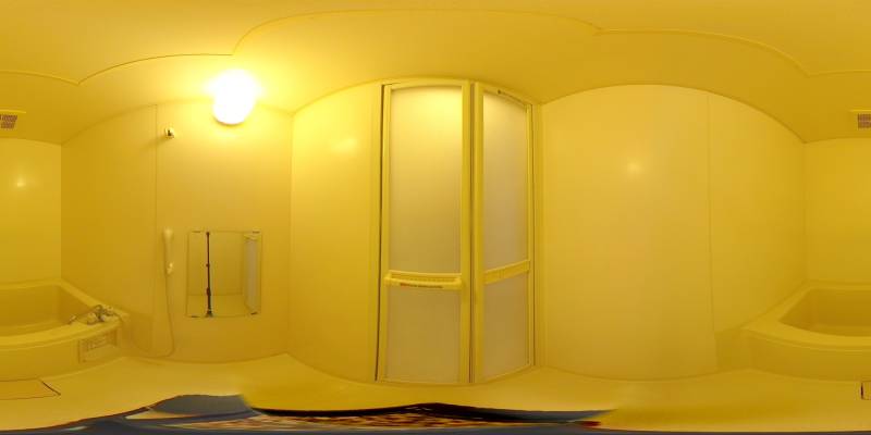 パノラマ画像バスルーム